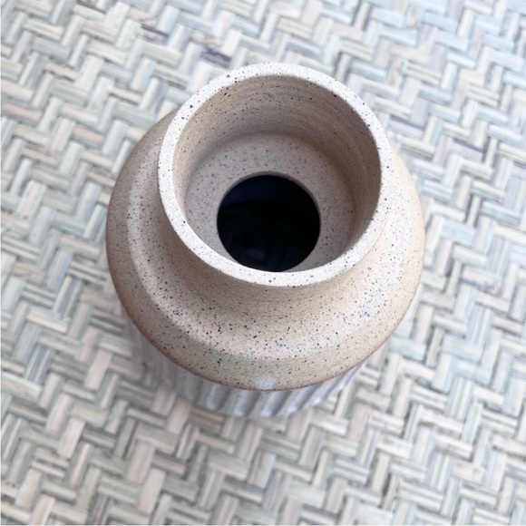 BOHO HANDMADE‎ POTTERY PIECE VASE/PLANT POT/WOODEN SPOON HOLDER EUC - Picture 12 of 14